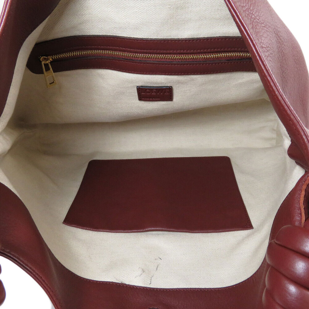 Loewe One Shoulder Hobo Logo Shoulder Bag Leather - Picture 5 of 11